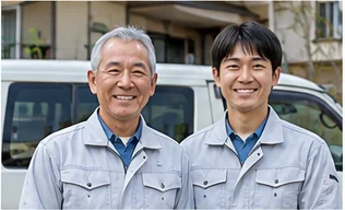 代表と職人を想定した架空人物